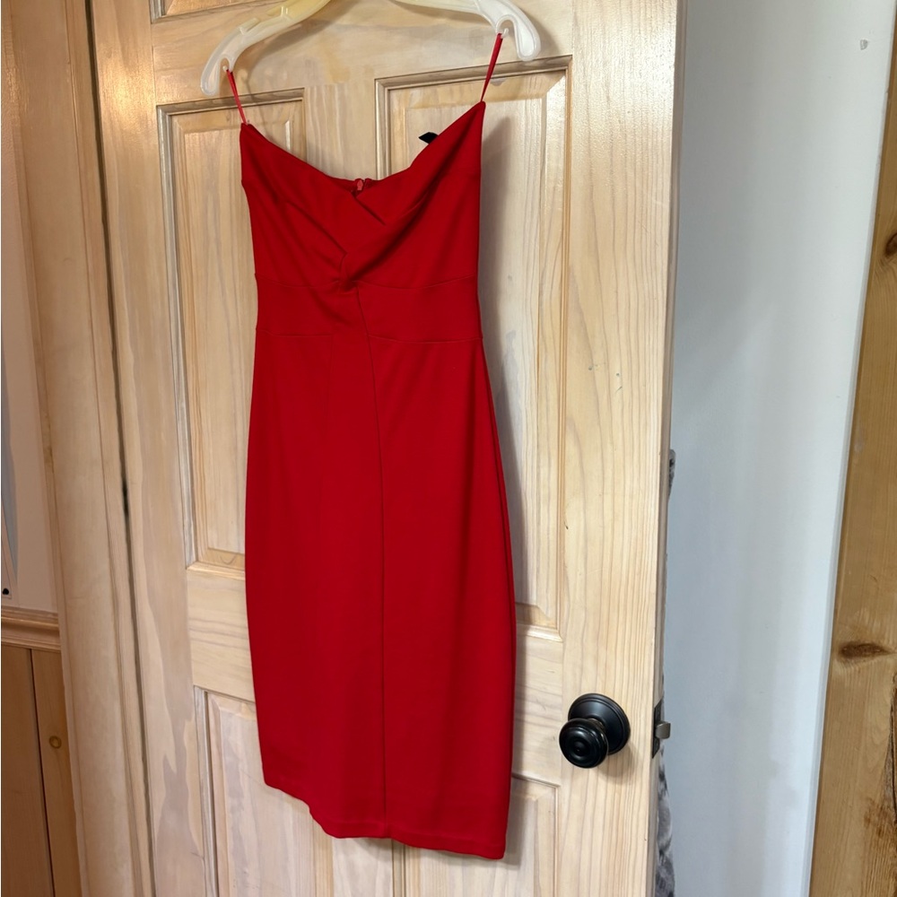 Women’s Red Christmas Party Dress.  Like new.  Sexy yet comfortable. Medium